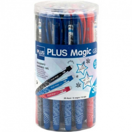 Bolígrafos Borrables Plus Magic