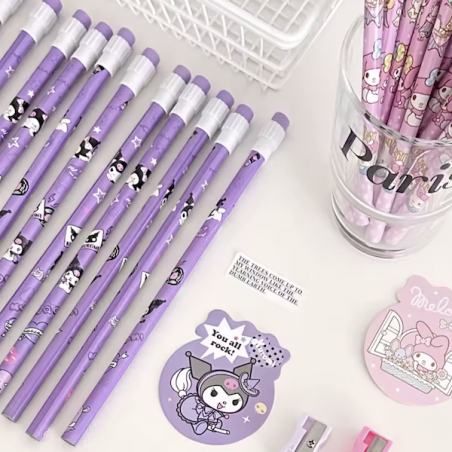 Lápices dibujos animados Kawaii